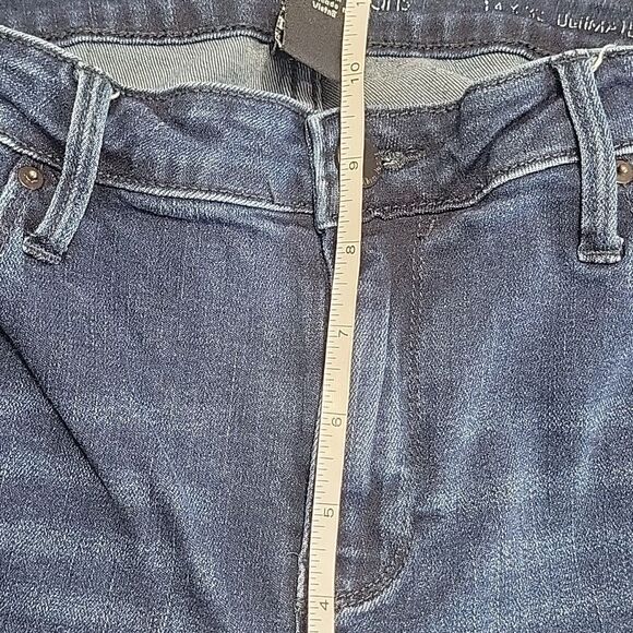 Calvin Klein Jeans Women's Ultimate Skinny Dark wash size 14x32 high waist slim - Picture 7 of 8